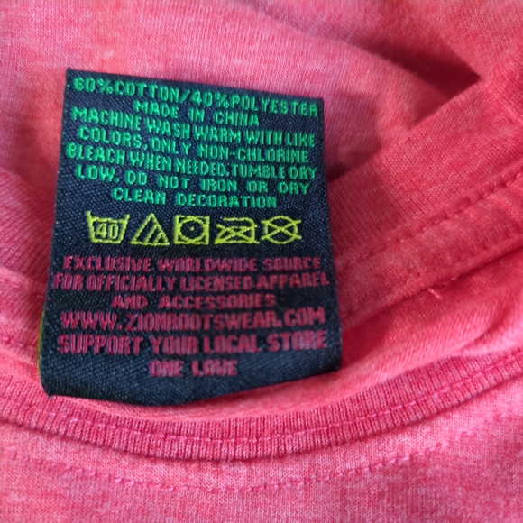 Bob Marley And The Wailers Jamaica Collection Exodus Tee Men’s Size S Red - Picture 5 of 5